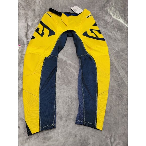 Answer Racing Youth 28 Syncron Pro Glow Dirt Bike Pants‎ MX ATV 2020 Yellow/Blue - Picture 1 of 10